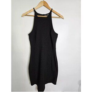 Express Black Bodycut Mini Dress Thight Cocktail Women Size 6